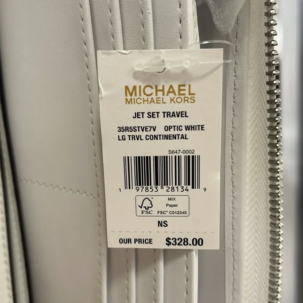 MICHAEL KORS
Continental Wristlet Phone Case Wallet
Optic White
NWT - Picture 5 of 16